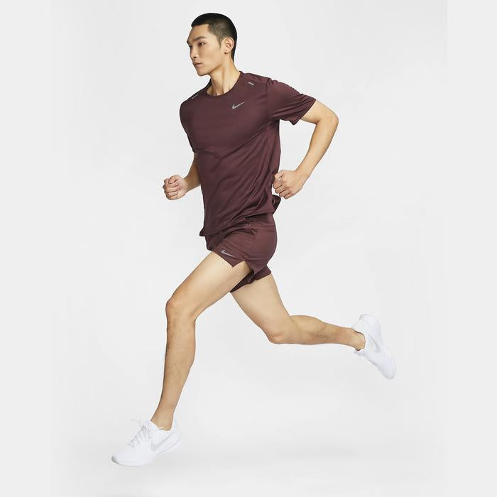 Nike Dri-FIT Stride 7-inch Brief-Lined Men's Running Shorts - Burgundy Crush