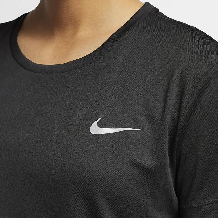 Nike Dri-FIT Miler Short Sleeve Women's Running T-Shirt - Black