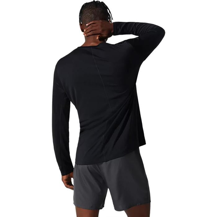 Asics Silver Men's Long Sleeve T-Shirt - Performance Black