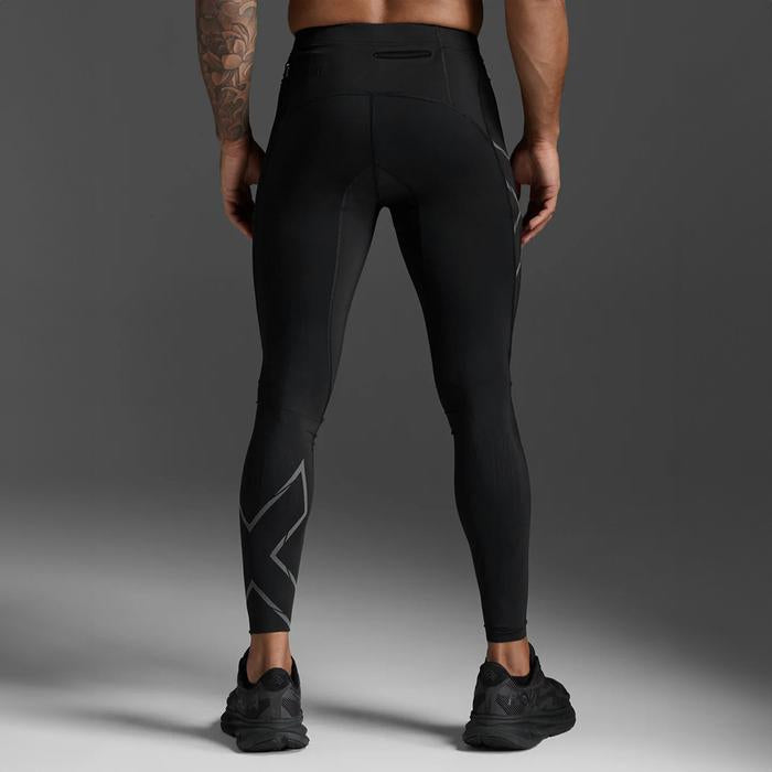 2XU MCS Light Speed Men’s Compression Tights - Black/Black Reflective