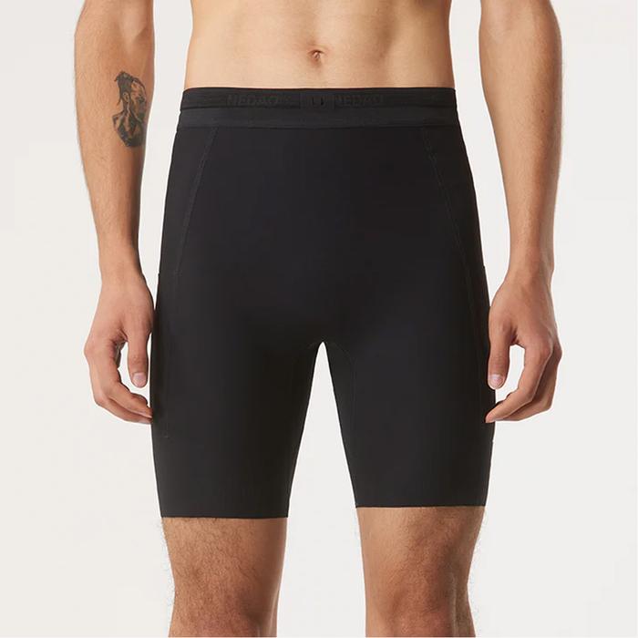 Nedao FlexFit 1/2-Length 7-inch Men’s Running Tights - Black