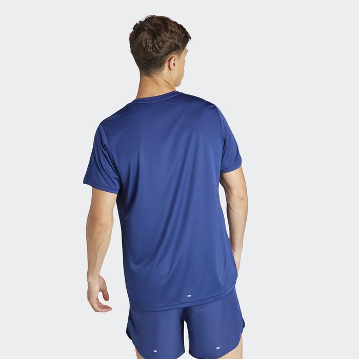 Adidas Run It Tee Men's Running T-Shirt - Dark Blue