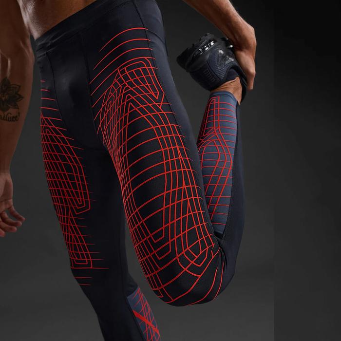 2XU Light Speed React Men’s Compression Tights - Black/White