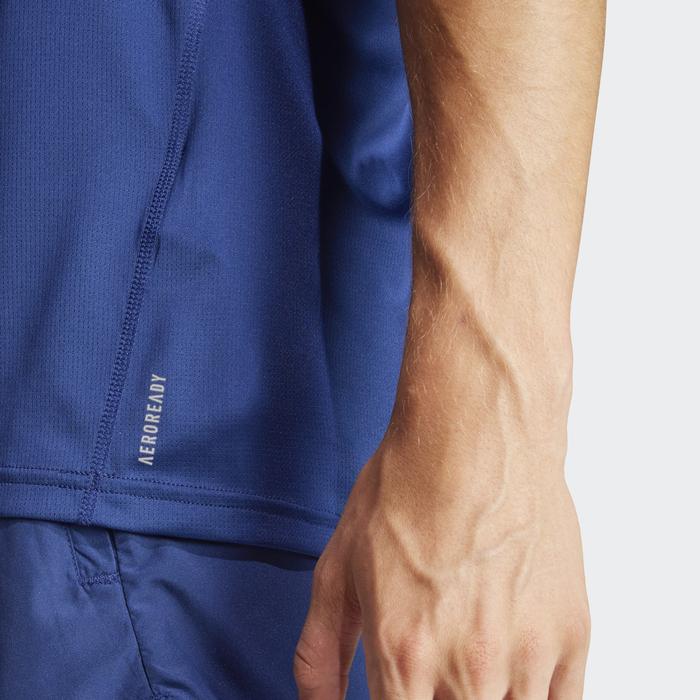 Adidas Run It Tee Men's Running T-Shirt - Dark Blue