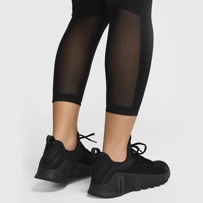 Nike Pro Mid-Rise 7/8 Graphic Women’s Running Leggings - Black