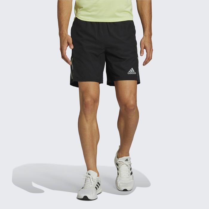Adidas Own The Run Men’s Running Shorts - Black/Silver