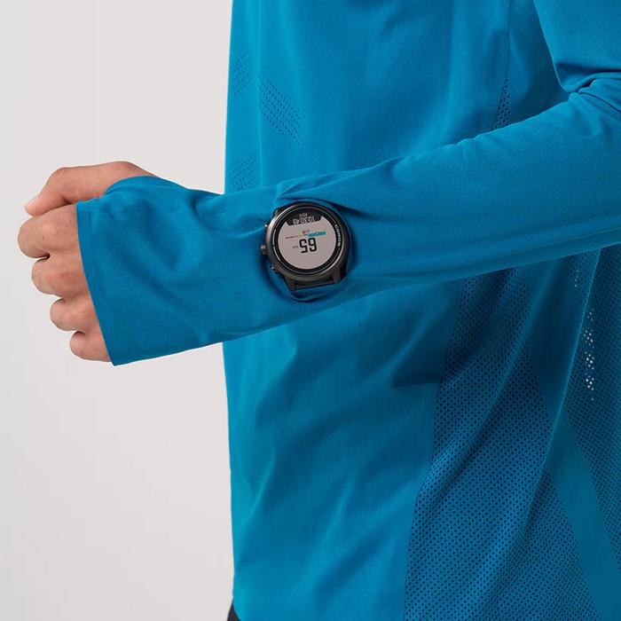 Nedao Qiflow Ventilated Men’s Running Long Sleeve T-Shirt - Black