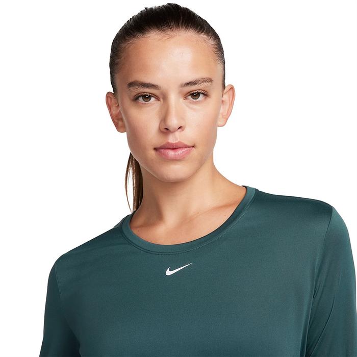 Nike Dri-FIT One Long Sleeve Women's Running T-Shirt - Deep Jungle