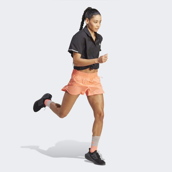 Adidas Women's Protect at Day X-City Heat.RDY Running Shorts - Peach