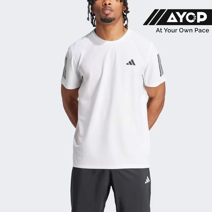 Adidas Own The Run Men's Running T-Shirt - White