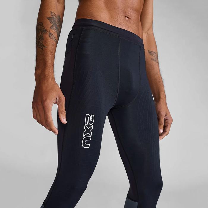 2XU Light Speed React Men’s Compression Tights - Black/White