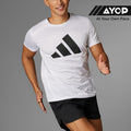 Adidas Run It Logo Men's Running T-Shirt - White