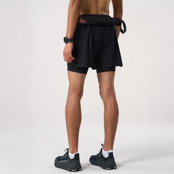 Nedao TrioShorts PowerPouch Men's Running Shorts - Black