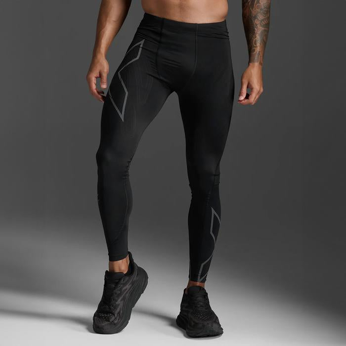 2XU MCS Light Speed Men’s Compression Tights - Black/Black Reflective