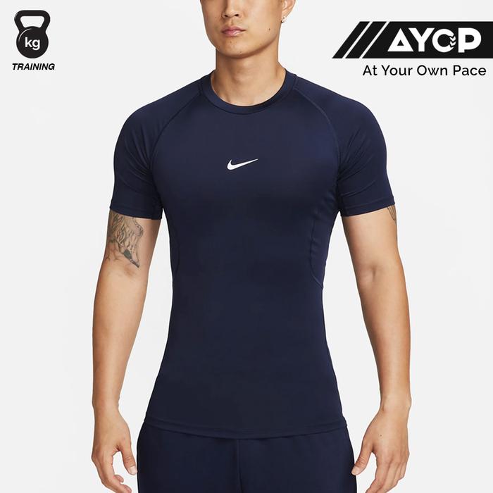 Nike Pro Dri-FIT Tight Short-Sleeve Fitness Men’s Training T-Shirt - Obsidian