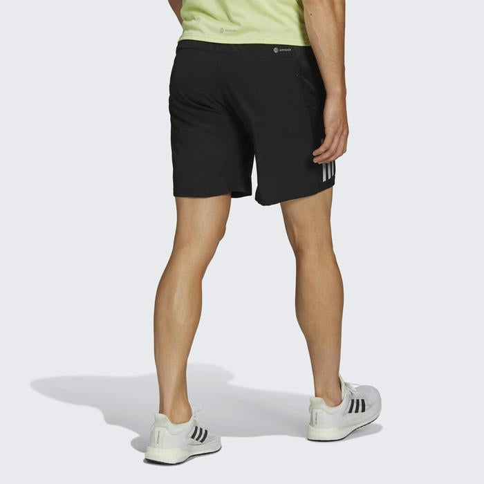Adidas Own The Run Men’s Running Shorts - Black/Silver