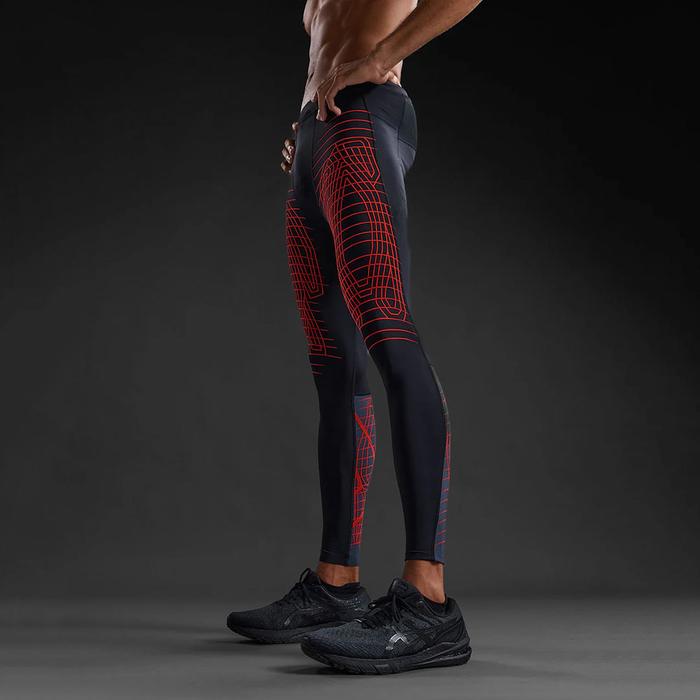 2XU Light Speed React Men’s Compression Tights - Black/White