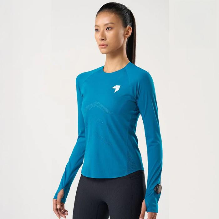 Nedao Qiflow Ventilated Women’s Running Long Sleeve T-Shirt - Black