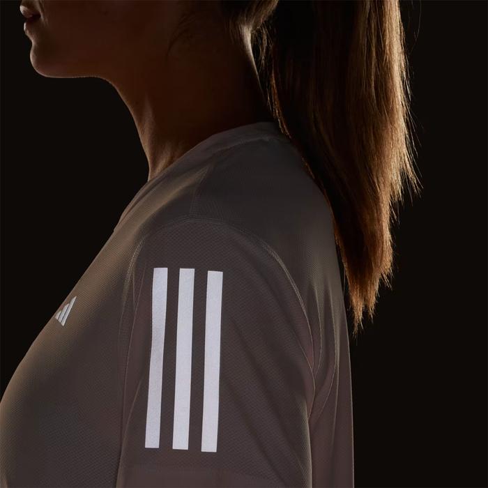 Adidas Own The Run Women's Running T-Shirt - Putty Mauve