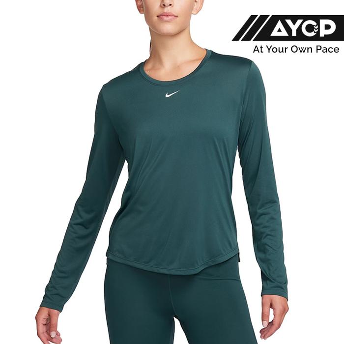 Nike Dri-FIT One Long Sleeve Women's Running T-Shirt - Deep Jungle
