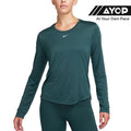 Nike Dri-FIT One Long Sleeve Women's Running T-Shirt - Deep Jungle
