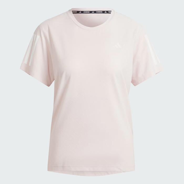 Adidas Own The Run Women's Running T-Shirt - Putty Mauve