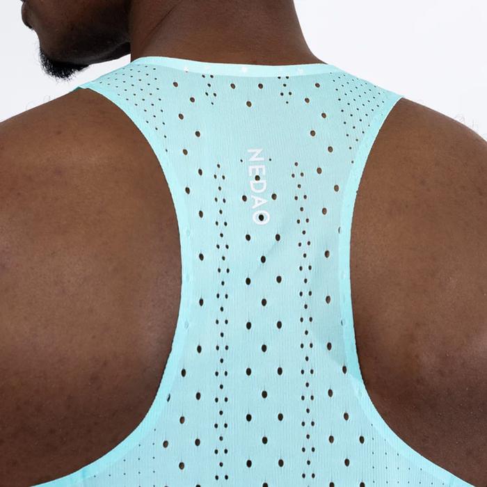 Nedao QiFlow Men's Racing Singlet - Ice Blue