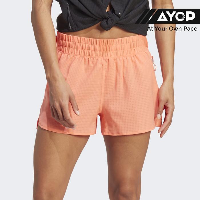 Adidas Women's Protect at Day X-City Heat.RDY Running Shorts - Peach