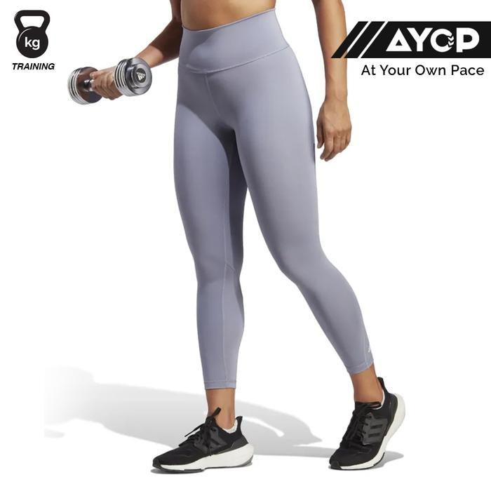 Adidas Optime Training 7/8 Women’s Training Leggings - Silver Violet