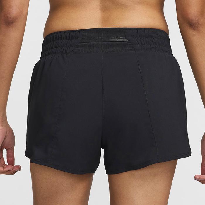 Nike Dri-FIT One Mid-rise Brief-lined Graphic Women’s Running Shorts - Black