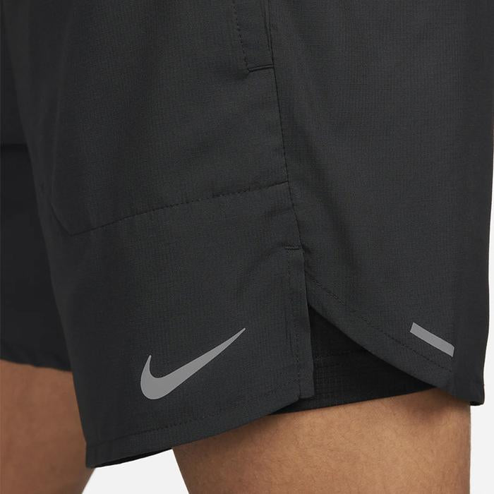 Nike Dri-FIT Stride 2-in-1 Brief-lined 7-inch Men’s Running Shorts - Black