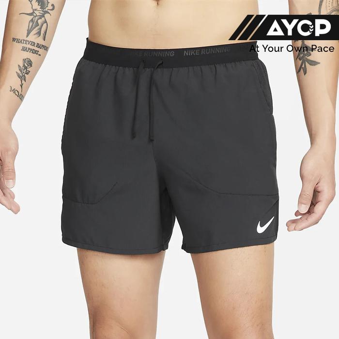 Nike Dri-FIT Stride 5-Inch Men's Running Shorts - Black