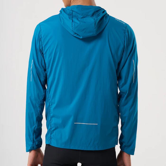 Nedao Skin+ Packable Windbreaker Men's Running Jacket - Teal Green