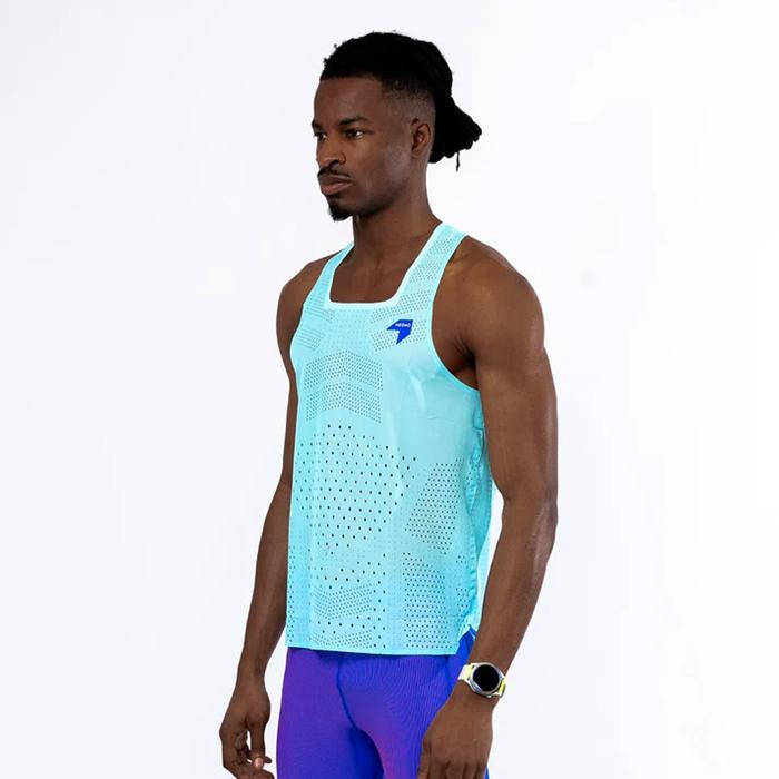 Nedao QiFlow Men's Racing Singlet - Ice Blue