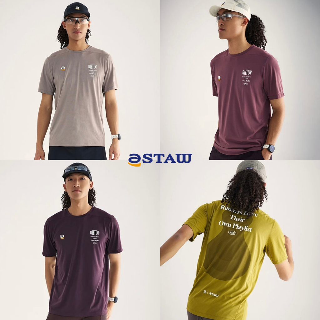 Staw Music Themed Printed Men's Running T-Shirt