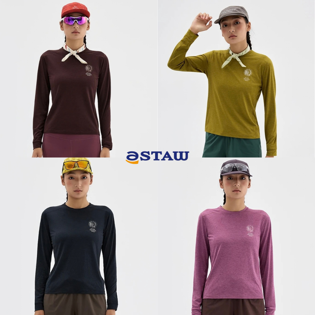 Staw Nature Force Runner Printed Women's Long Sleeve