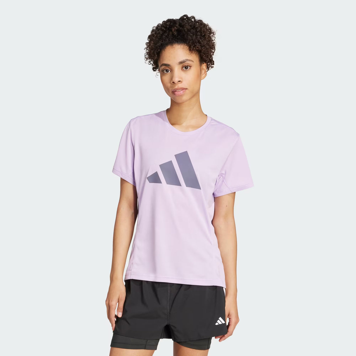 Kaos Lari Wanita Adidas Run It - Powder Teal