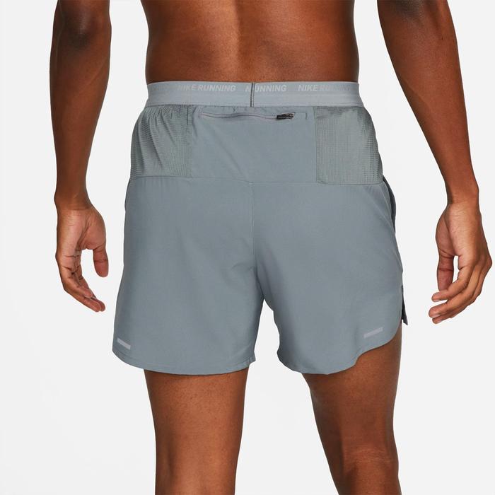 Nike Dri-FIT Stride Brief-Lined 5-inch Men’s Running Shorts - Smoke Grey