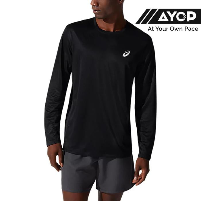 Asics Silver Men's Long Sleeve T-Shirt - Performance Black