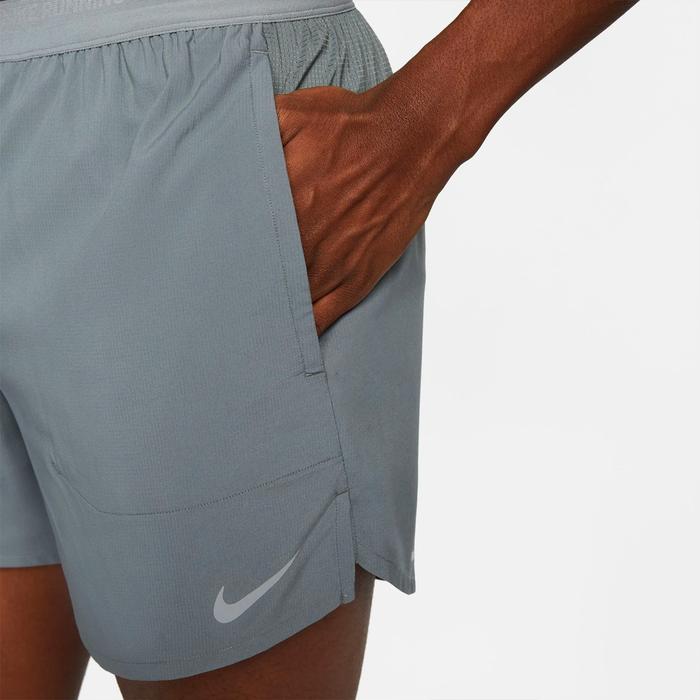 Nike Dri-FIT Stride Brief-Lined 5-inch Men’s Running Shorts - Smoke Grey