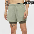 Nike Dri-FIT Stride Running Division 5-inch Water-Repellent 2-in-1 Men's Running Short - Jade Horizon