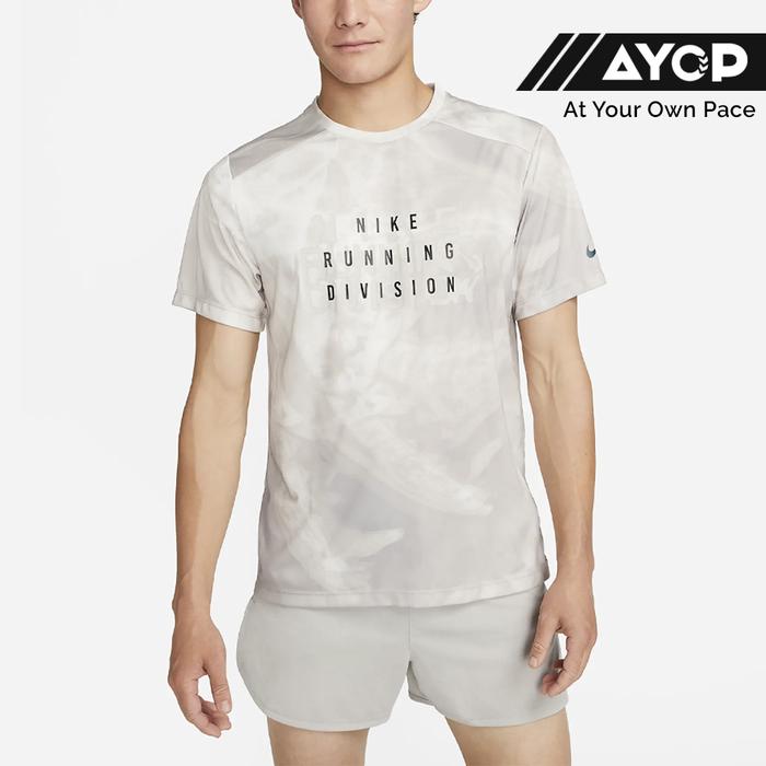 Nike Dri-FIT Run Division Rise 365 “Dog X-Ray” Men's Running T-Shirt - Light Iron Ore