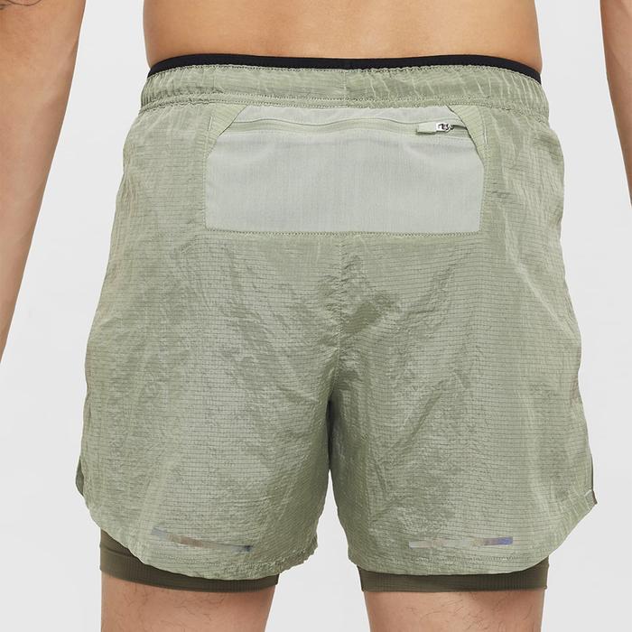 Nike Dri-FIT Stride Running Division 5-inch Water-Repellent 2-in-1 Men's Running Short - Jade Horizon