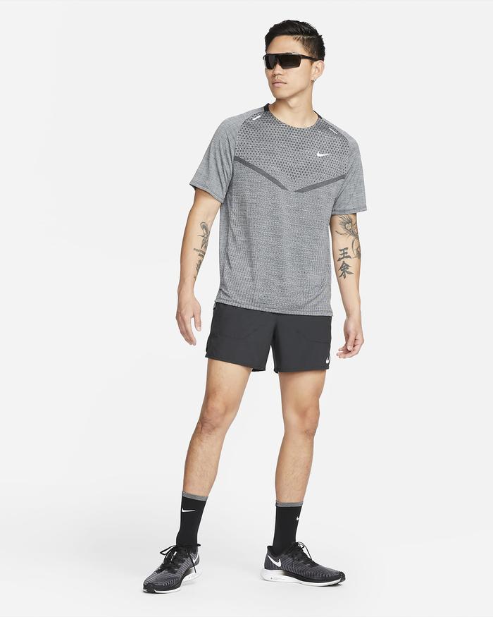 Nike Dri-FIT Stride 5-Inch Men's Running Shorts - Black