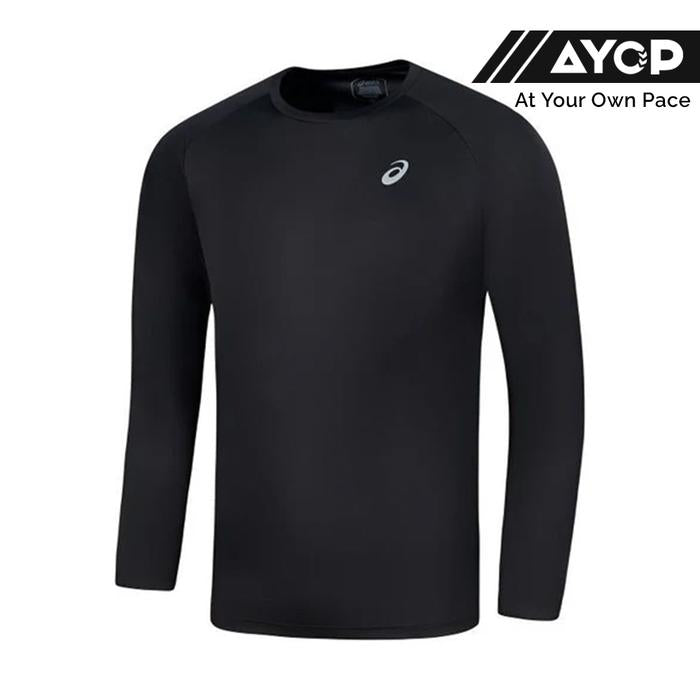 Asics Icon Long Sleeve Men's Running T-Shirt - Performance Black