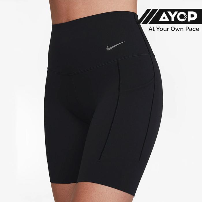 Nike Universa High-Waisted Firm Support Women’s Running Shorts Leggings - Black