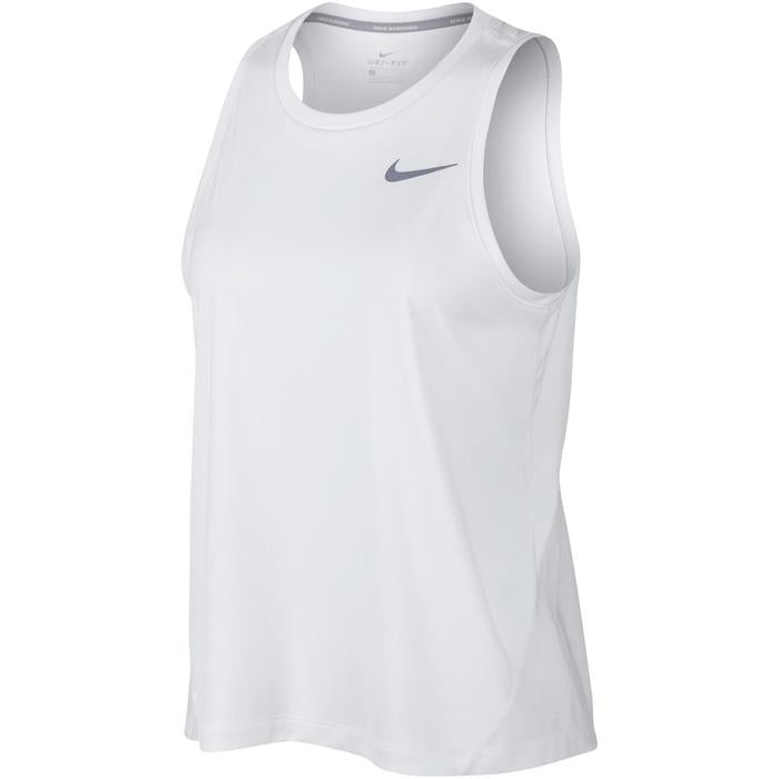 Nike Miler Reflective Women's Running Tank - White