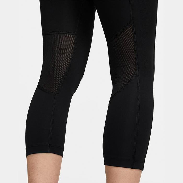 Nike Dri-FIT Fast Women's Mid-Rise Crop Running Leggings - Black
