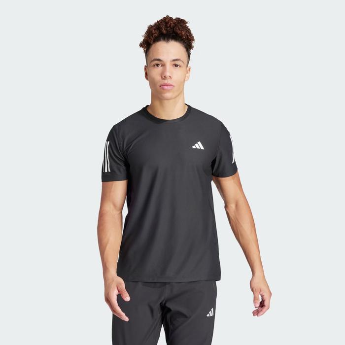 Kaos Lari Pria Adidas Own The Run Men’s Running T-Shirt - Olive Strata