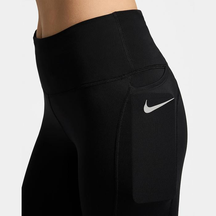 Nike Dri-FIT Fast Women's Mid-Rise Crop Running Leggings - Black